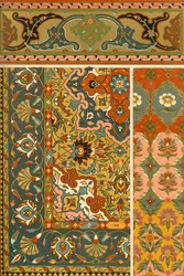 Tissage et illumination persans, 1898