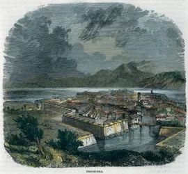 Peschiera del Garda, Italie, vers 1875