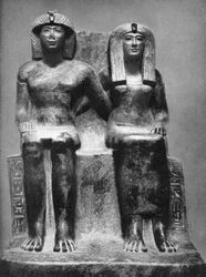Pharaon Thoutmôsis IV et sa reine