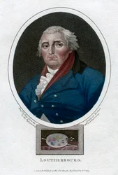 Philip James de Loutherbourg, peintre français, 1814