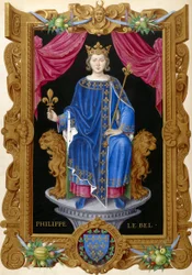 Philippe IV le Bel du Recueil des rois de France, par Jean Du Tillet (16e siècle)