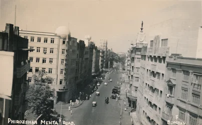 Route Phirozshah Mehta, Bombay