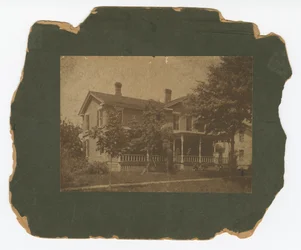 Photographie de la maison familiale de John H. Scott, 2 juillet 1900
