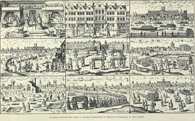 Représentation picturale de la Grande Peste, 1665
