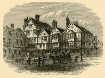 Pie Corner en 1789, vers 1872