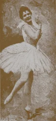 Pierina Legnani en Odette dans le ballet Le Lac des cygnes