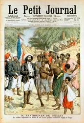 Pierre-Paul-François-Camille Savorgnan de Brazza, explorateur français et fondateur de Brazzaville, 1905