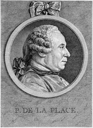 Pierre Simon Laplace, mathématicien et astronome français, XVIIIe siècle
