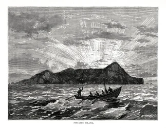 Île Pitcairn, Océan Pacifique, 1877