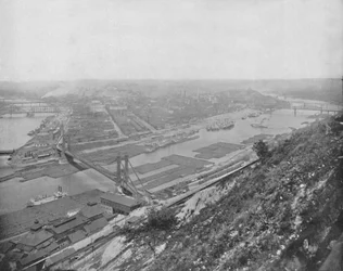Pittsburgh, en Pennsylvanie, 19e siècle