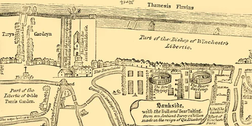Plan de Bankside, début du XVIIe siècle
