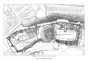 Plan du château de Windsor