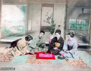 Cartes à jouer, Kobe, Japon