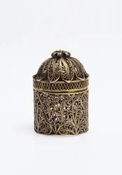 Pomander en argent doré