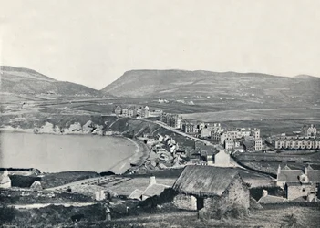 Port Erin - Vue panoramique de la ville et de ses environs, 1895