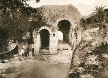 Porta marina, Pompéi, Italie, années 1900