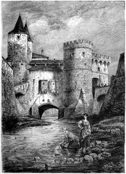 Porte des Allemands, Metz, France, 16ème siècle, 1882-1884