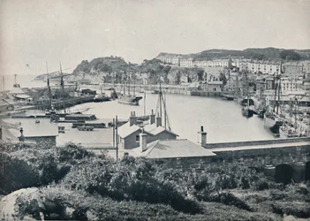 Portmadoc - Le port et la ville, 1895