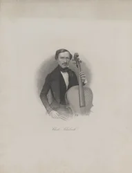 Portrait de Carl Eduard Schuberth 1811-1863, vers 1850