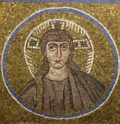 Portrait du Christ, byzantin, début du XXe siècle original daté de la fin du Ve-début du VIe siècle