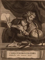 Portrait de Christophe Colomb, 1681