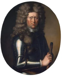 Portrait de Cornelius Cruys 1655-1727, vice-amiral de la marine impériale russe, première moitié du