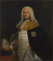 Portrait du comte Andrei Ivanovich Ushakov 1708-1739, milieu du 18ème siècle