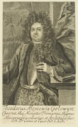 Portrait du comte Feodor Alekseyevich Golovin 1650-1706, 1706
