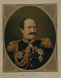 Portrait du comte Nikolay Pavlovich Ignatyev 1832-1908, fin du 19e-début du 20e siècle