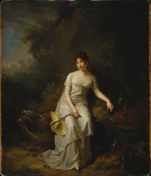 Portrait de la comtesse Ekaterina Lvovna Golovkina, fin 18ème siècle