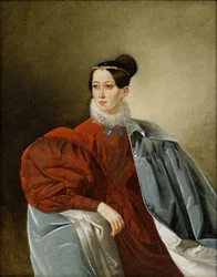 Portrait de la comtesse Yelizaveta Ivanovna Kropotkina 1803-1836, née Dorokhova