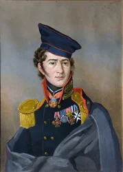 Portrait de Dmitri Alexeevich Stolypin 1785-1826, début 19e siècle