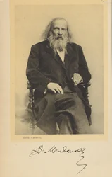 Portrait de Dmitri Mendeleïev, vers 1900