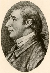 Portrait de Gouverneur Morris, aux cheveux lisses noués en catogan, vers 1780, 1937.