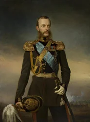 Portrait du Grand-Duc Michel Nikolaïevitch de Russie 1832-1909, début des années 1860