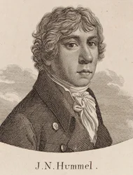 Portrait de Johann Nepomuk Hummel, 1778-1837
