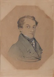 Portrait de Kondraty Fyodorovich Ryleyev 1795-1826, premier quart du XIXe siècle