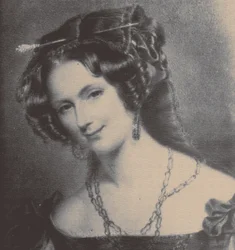 Portrait de Lady Catherine Caroline Montagu 1808-1834, épouse du comte Alexandre Joseph Colonna-Walewski, années 1830