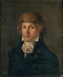 Portrait de Louis Antoine de Saint-Just 1767-1794, après 1767