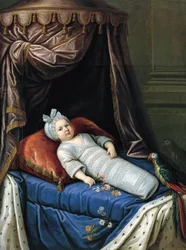 Portrait de Louis XIV (1638-1715) bébé, v. 1638