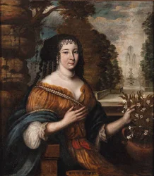 Portrait de Madeleine de Scudéry 1607-1701, 17ème siècle