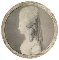 Portrait de Marie Louise de Savoie, princesse de Lamballe