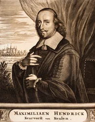 Portrait de Maximilien Henri de Bavière 1621-1688, Archevêque de Cologne, 1675