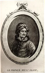Portrait du prince Alexandre Danilovitch Menchikov 1673-1729