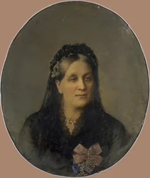 Portrait de la princesse Maria Alexandrovna Dolgorukaya, née Apraxina 1816-1892, seconde moitié du 19e siècle