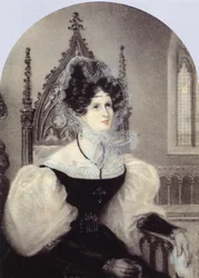 Portrait de la princesse Zinaida Alexandrovna Volkonskaya 1792-1862