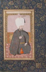 Portrait du sultan Ahmet I, début du 17e siècle