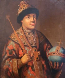 Portrait du tsar Fédor Alexeïevitch, première moitié du 19e siècle