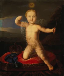 Portrait du tsarévitch Pierre Petrovitch de Russie 1715-1719, premier quart du 19e siècle