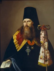 Portrait de Varlaam Denisov, archevêque de l